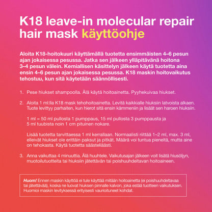 K18 Hair | Leave-in Molecular Repair Mask 50 ml